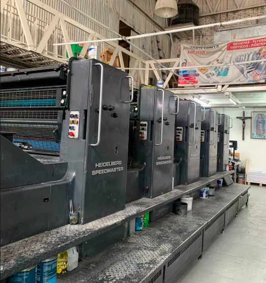 Prensas offset Heidelberg Speedmaster de Greenpoint